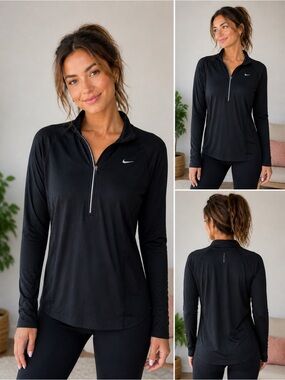 Nike women’s Black Half-Zip Performance Pullover
